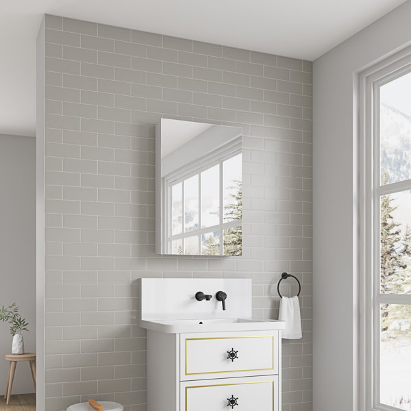 Lark Manor Bathroom Mirror Cabinet With Storage | Wayfair